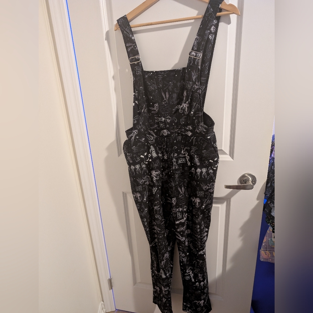 Blackmilk Monochrome Graphic Overalls